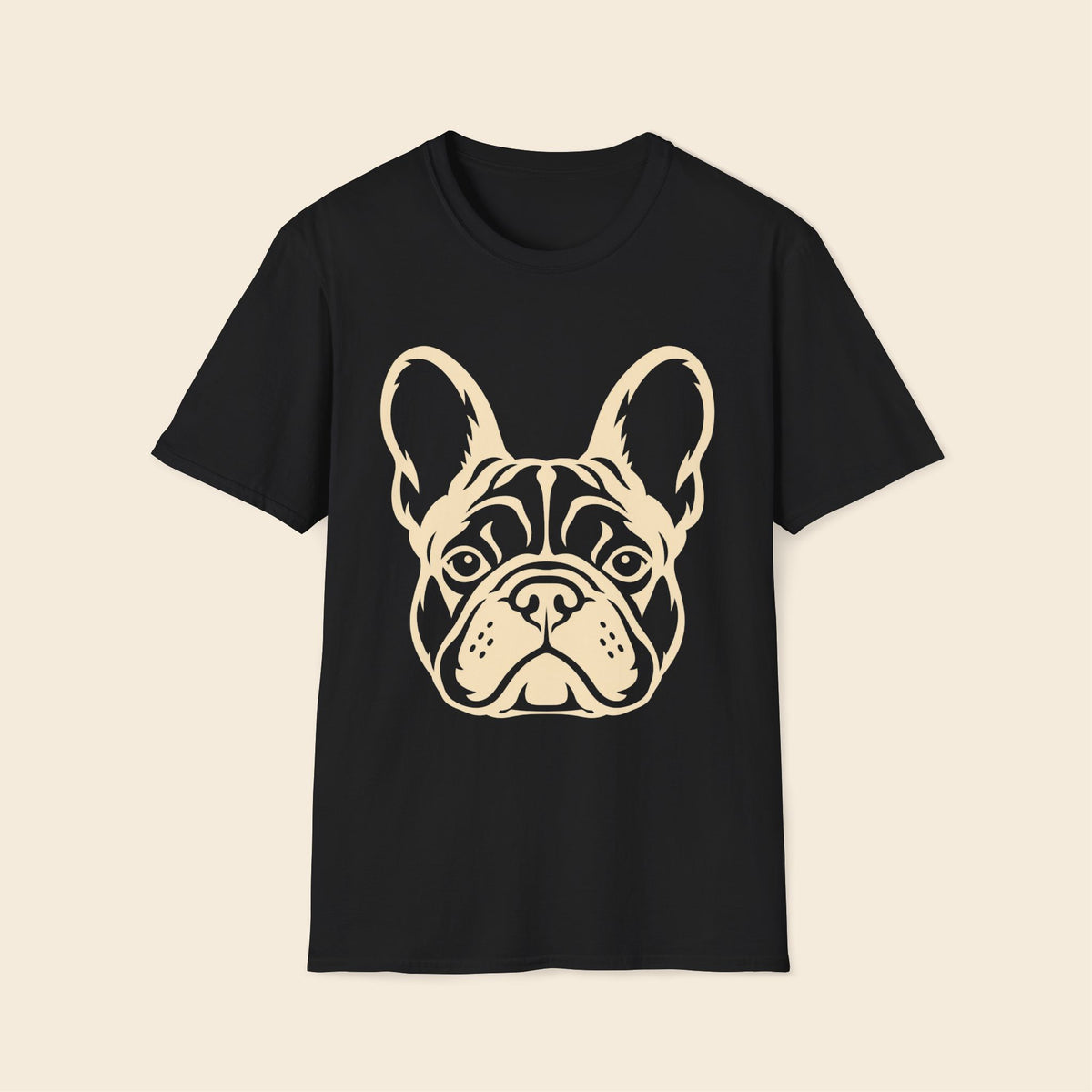 Frenchie Bat Ear Silhouette T-Shirt