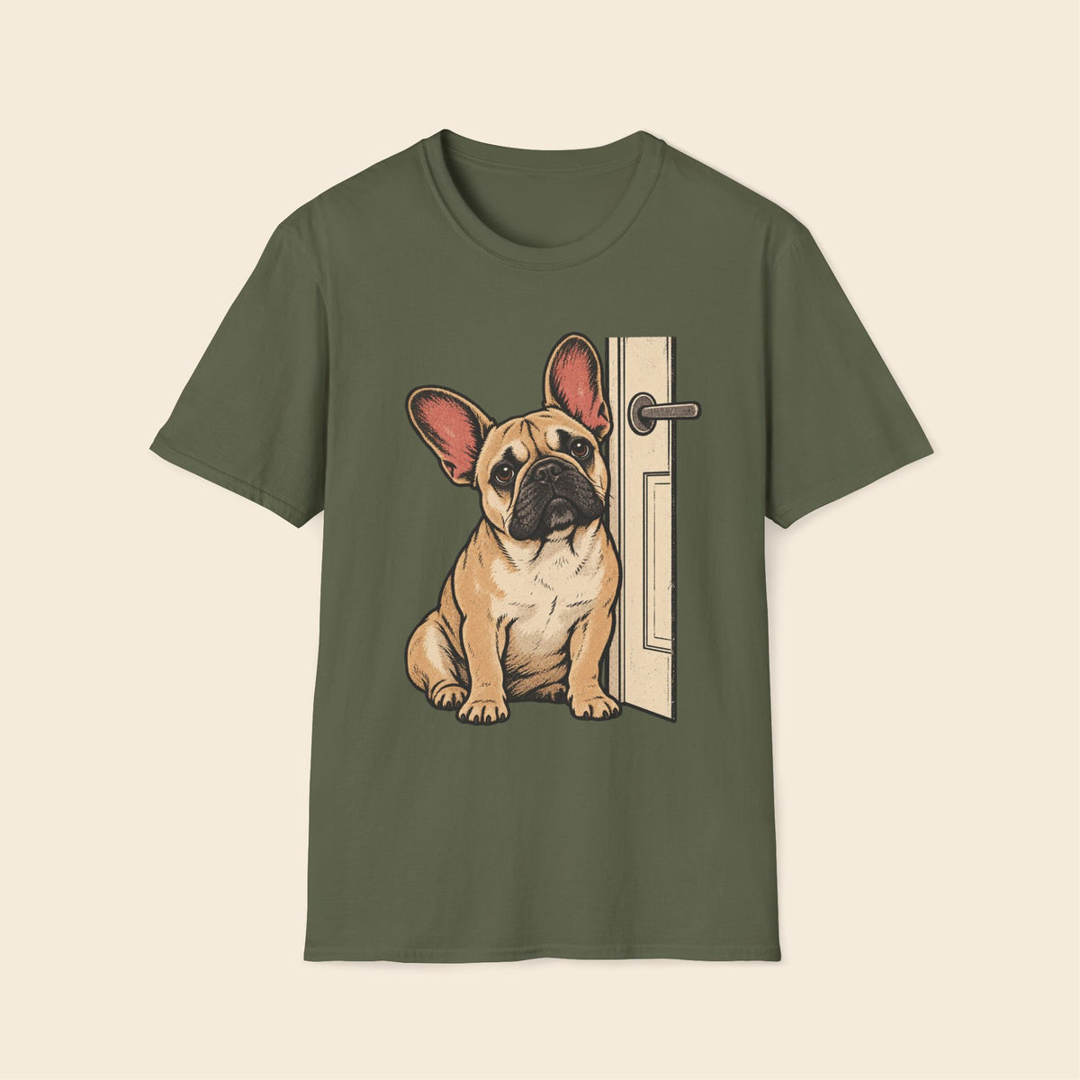 Frenchie The Bathroom Guardian T-Shirt