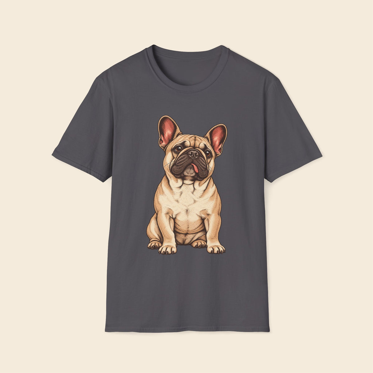 Frenchie The Funny Tong Out T-Shirt