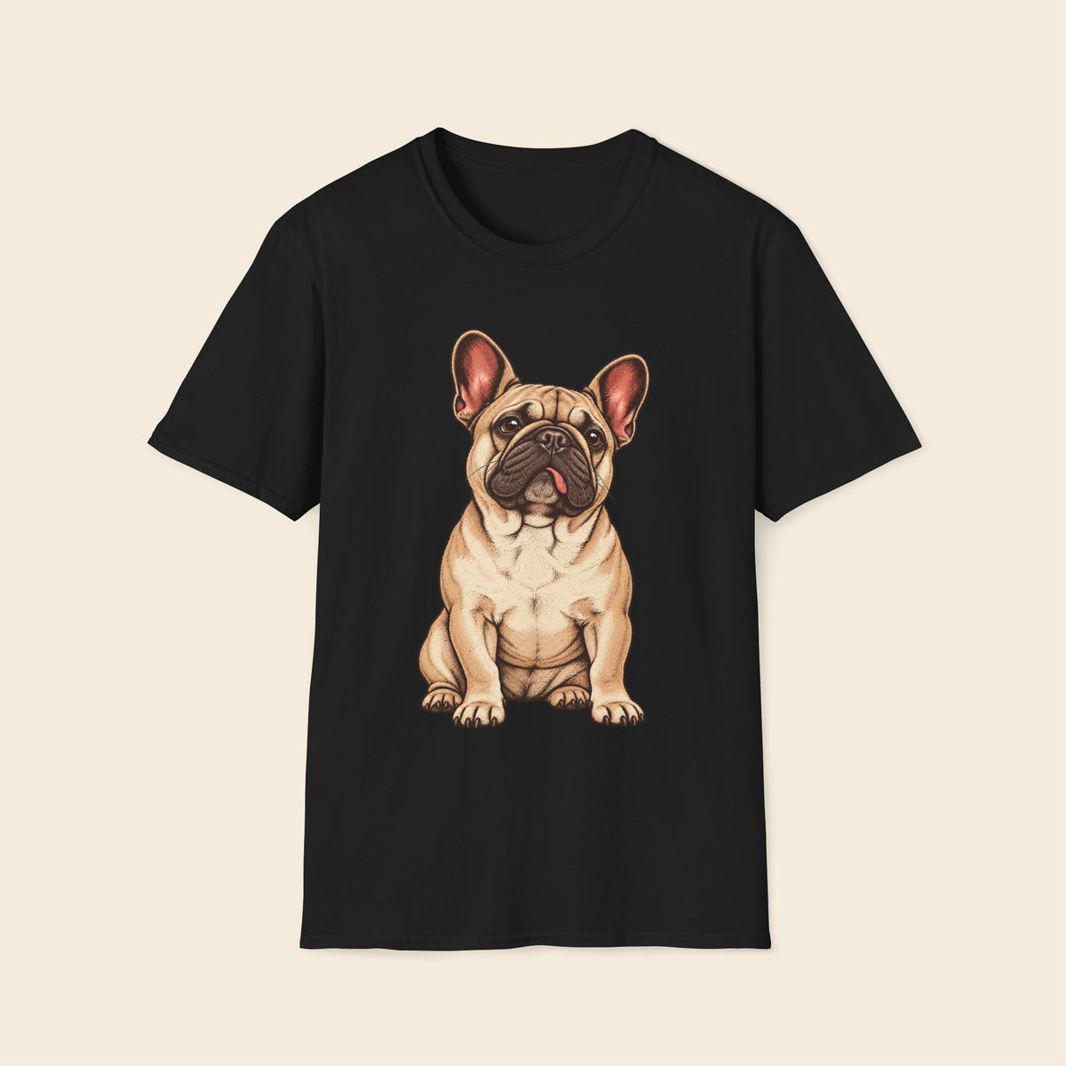 Frenchie The Funny Tong Out T-Shirt