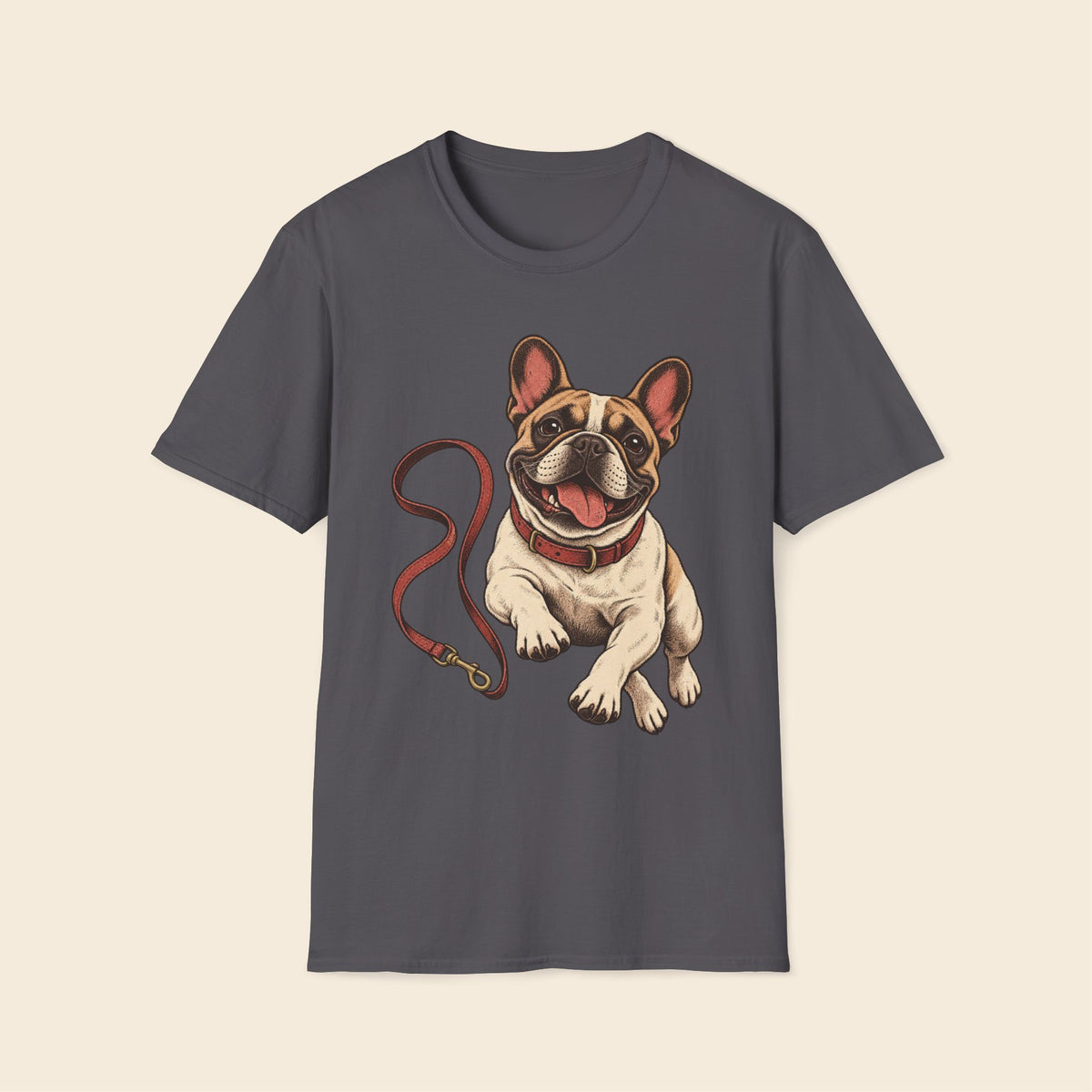 Frenchie Ready For A Walk T-Shirt