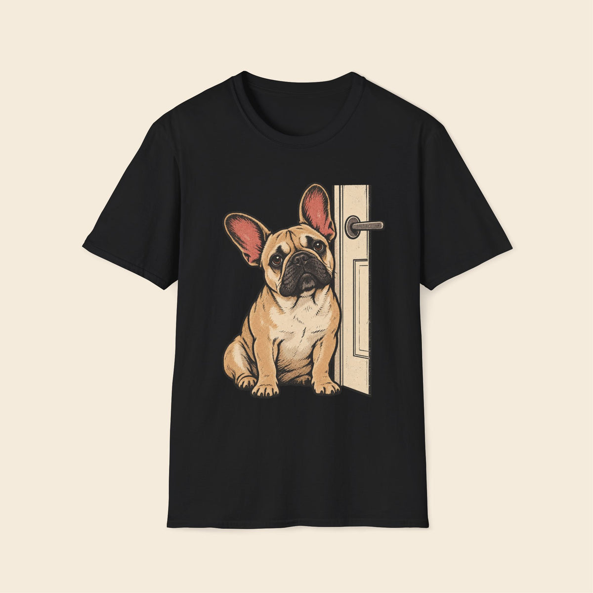 Frenchie The Bathroom Guardian T-Shirt