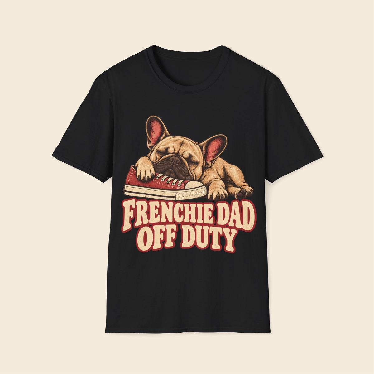 Frenchie Dad Off Duty T-Shirt