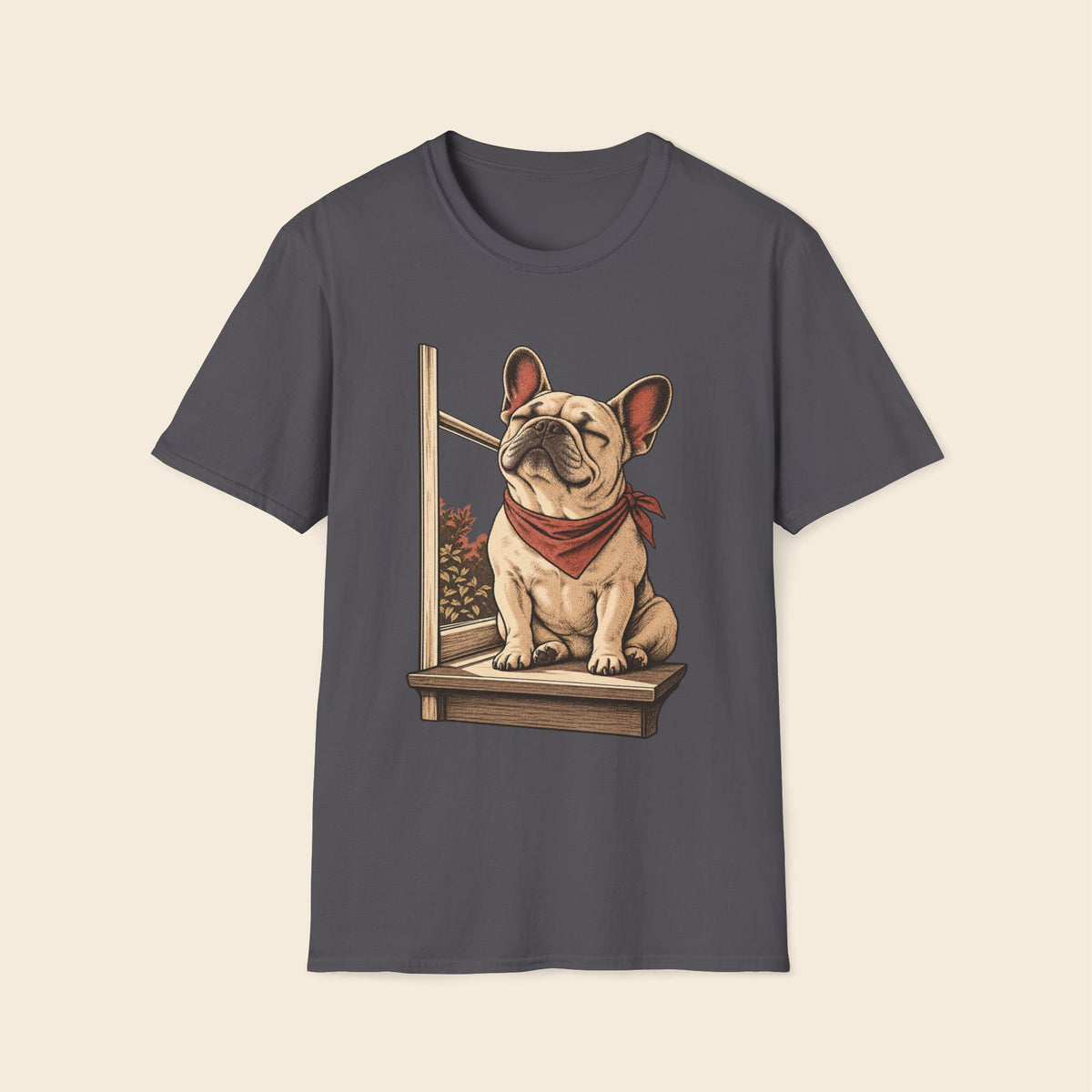 Frenchie Sunday Window T-Shirt
