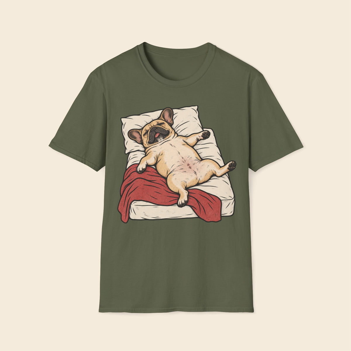 Frenchie The Bed Tax T-Shirt