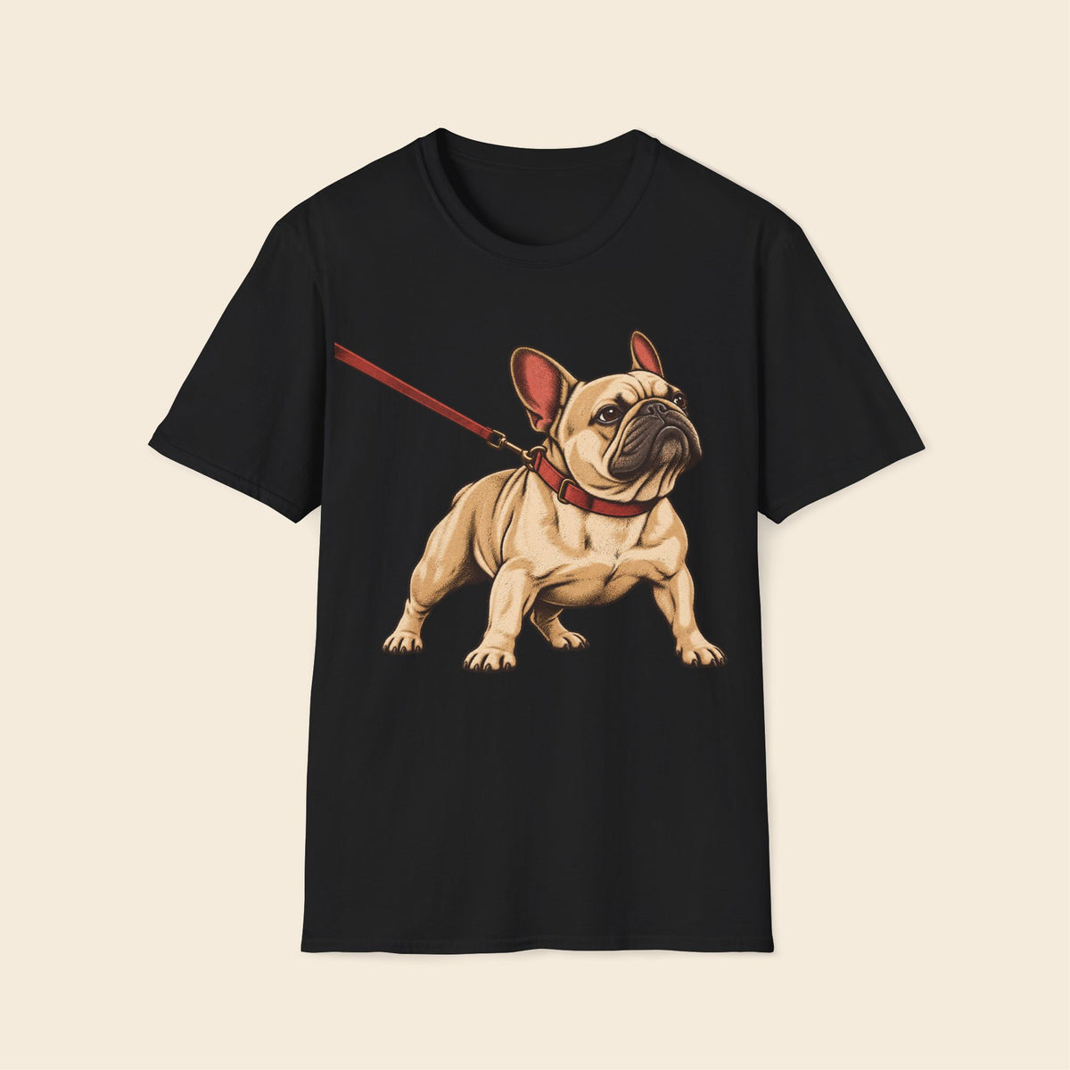 Frenchie The Stubborn Stop T-Shirt