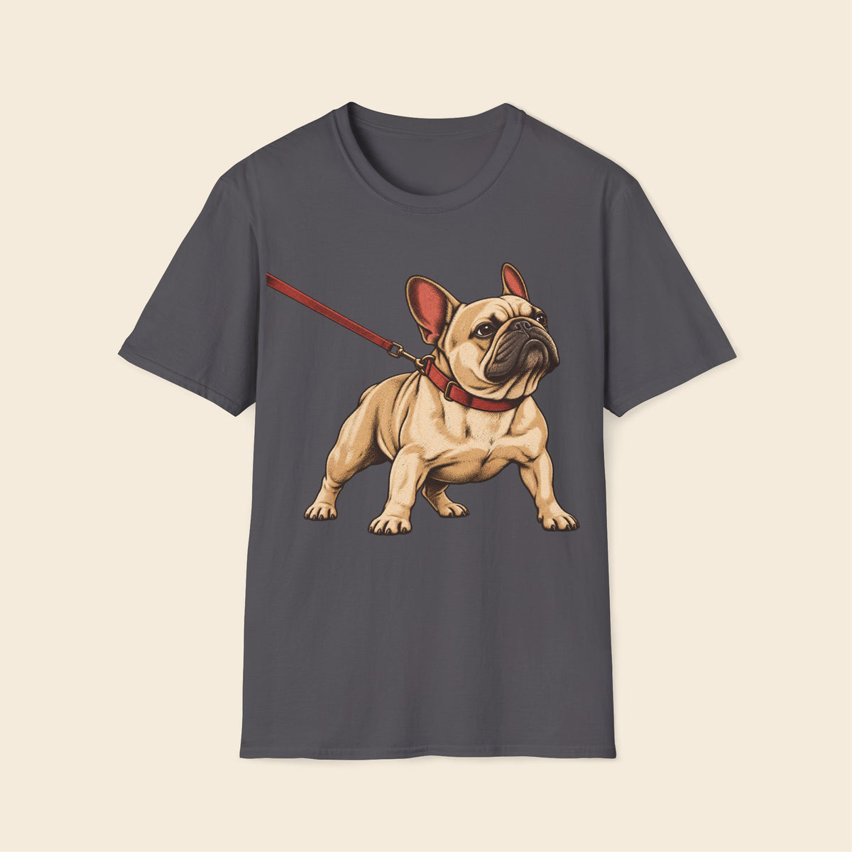 Frenchie The Stubborn Stop T-Shirt