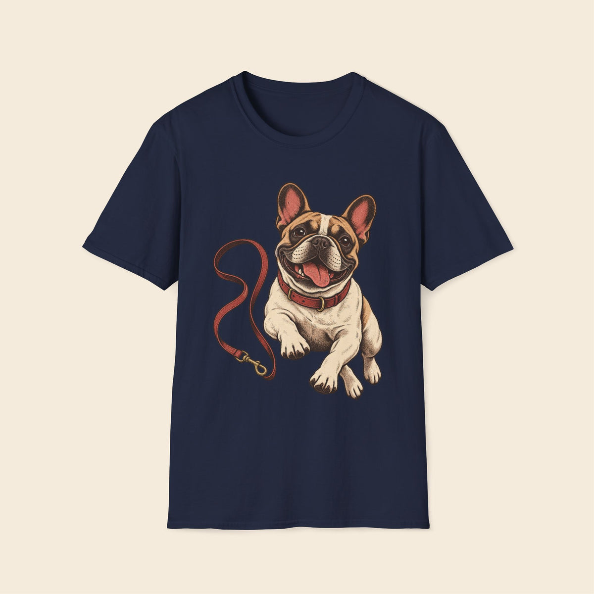 Frenchie Ready For A Walk T-Shirt