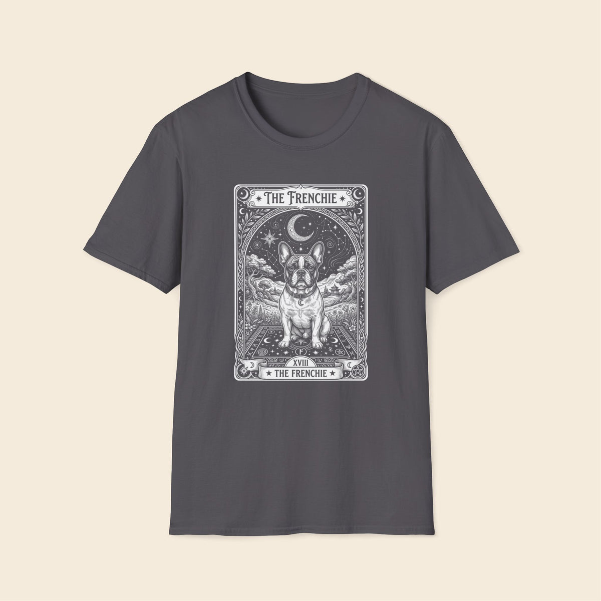 The Frenchie Tarrot Card T-Shirt