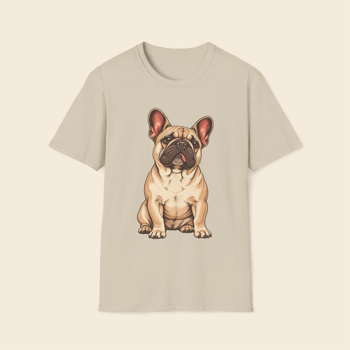 Frenchie The Funny Tong Out T-Shirt