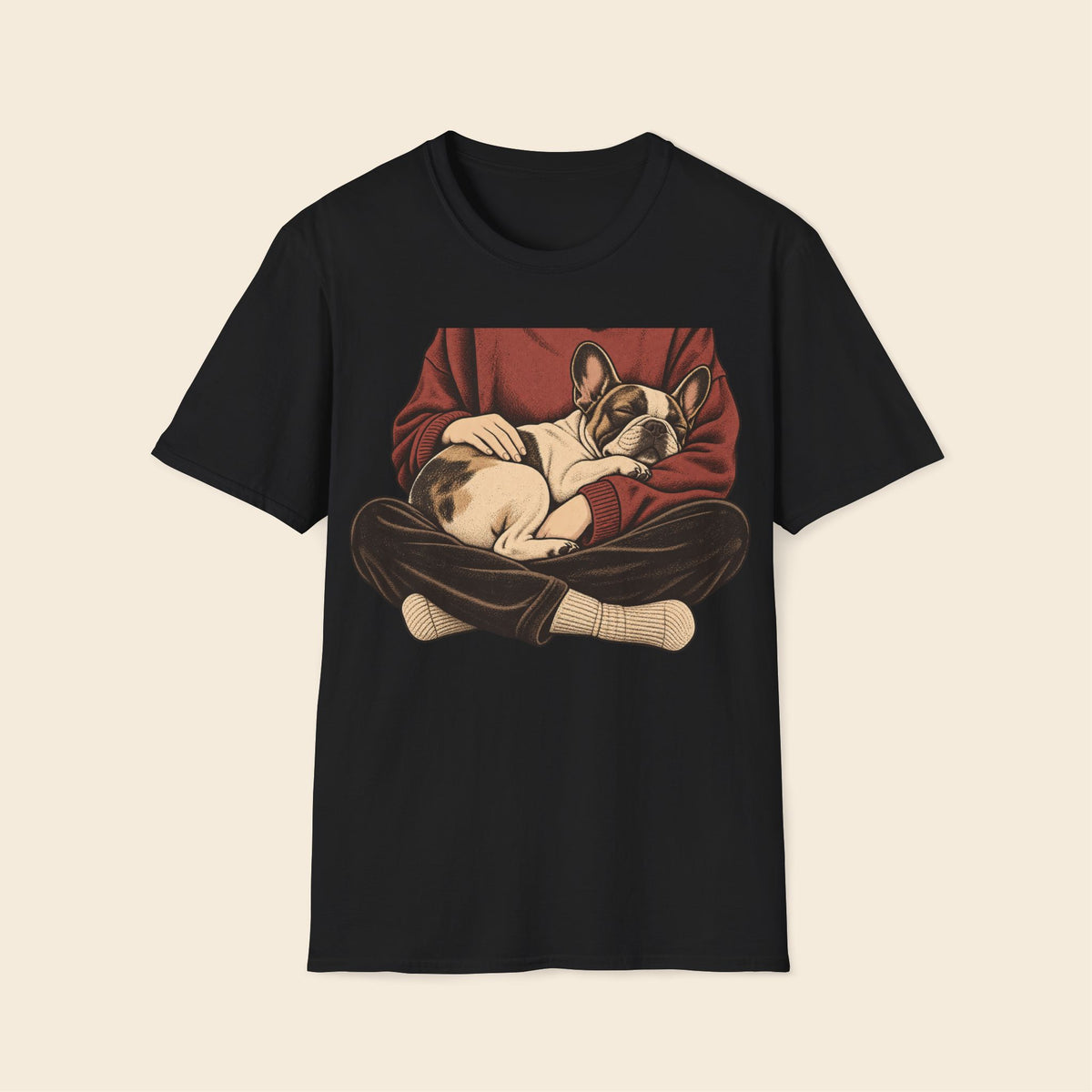 Frenchie The Lap Nap T-Shirt