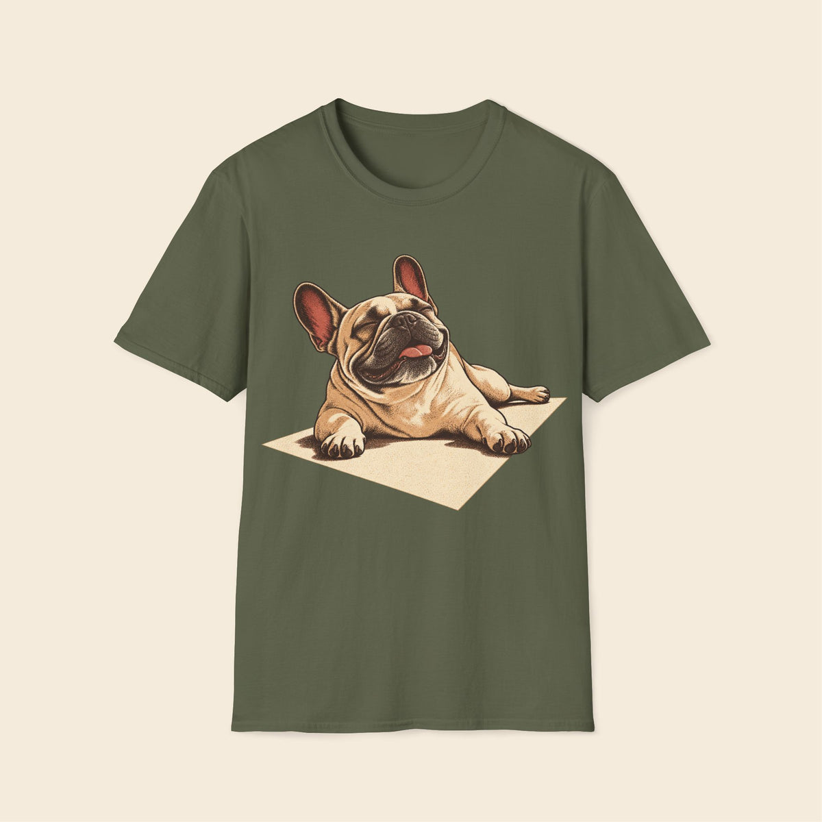 Frenchie The Sun Patch T-Shirt