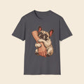 The Little Frenchie Hand Hug T-Shirt