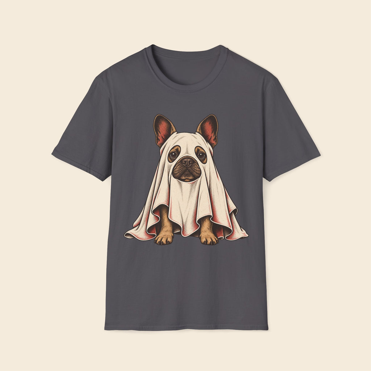 Frenchie The Bat Ears Ghost T-Shirt