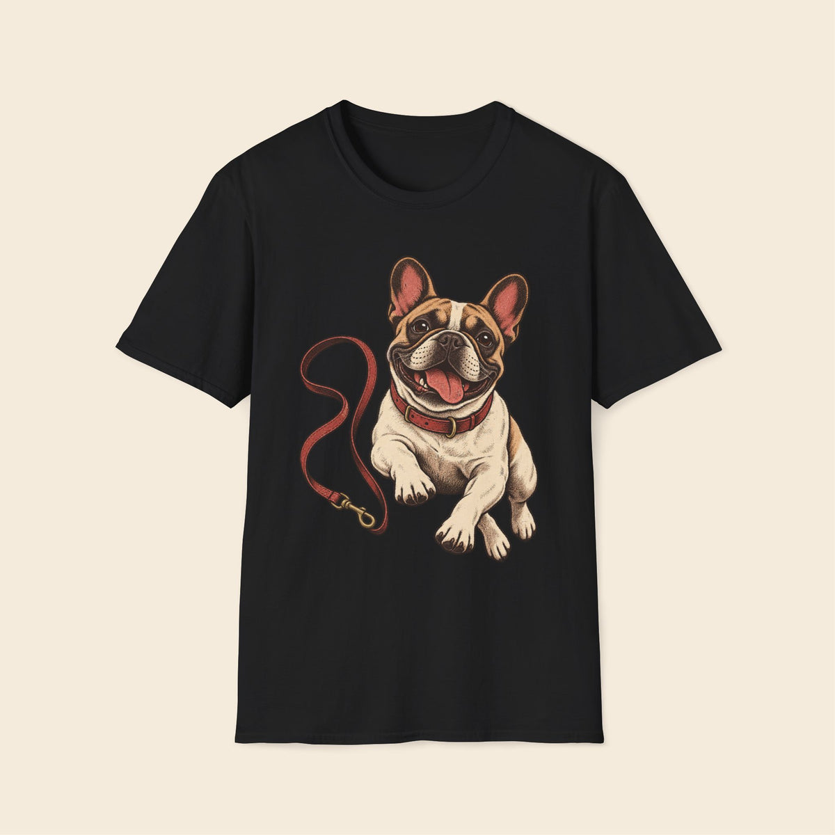 Frenchie Ready For A Walk T-Shirt