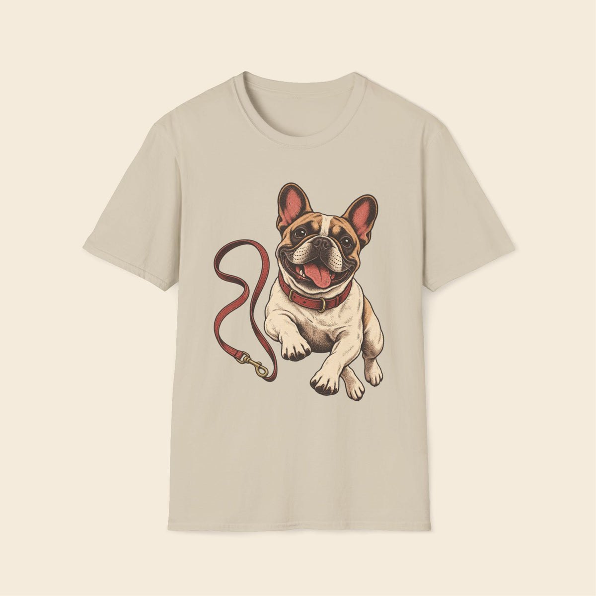 Frenchie Ready For A Walk T-Shirt